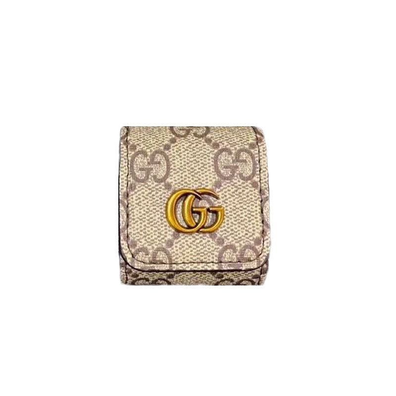Leather GG AirPods Cases Black-LT241704