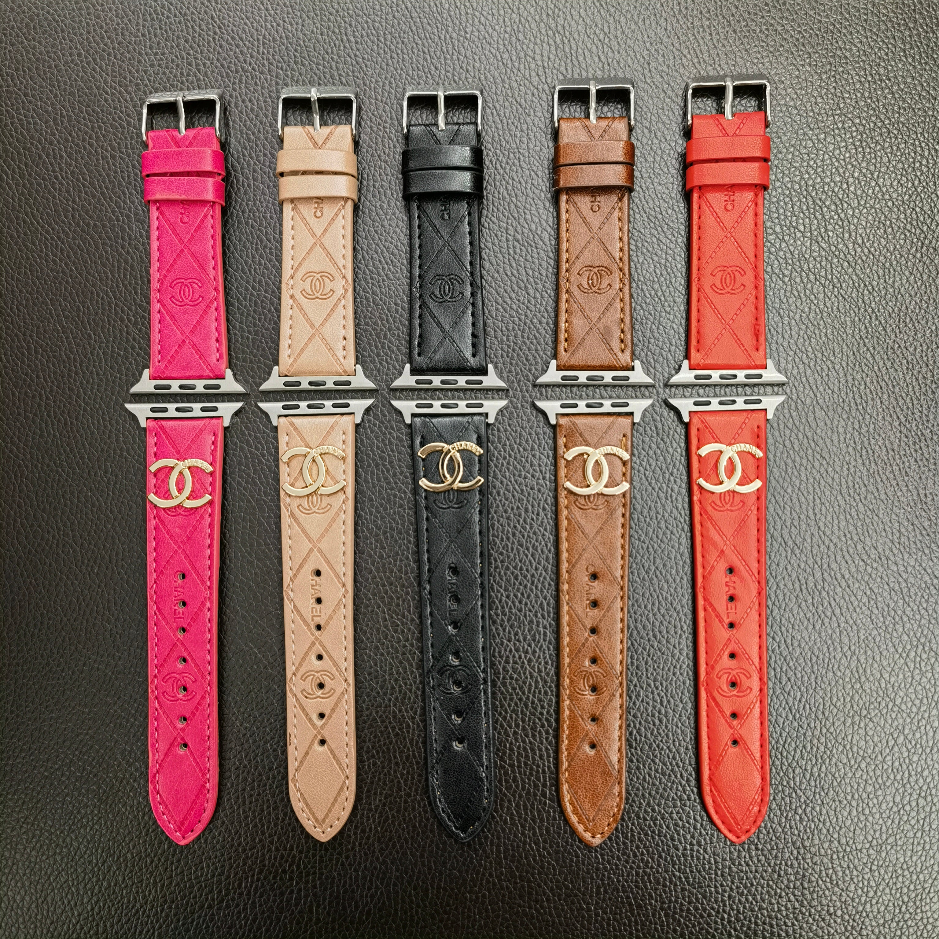 Luxury CC  Apple Watch Band Brown-YHK2405059