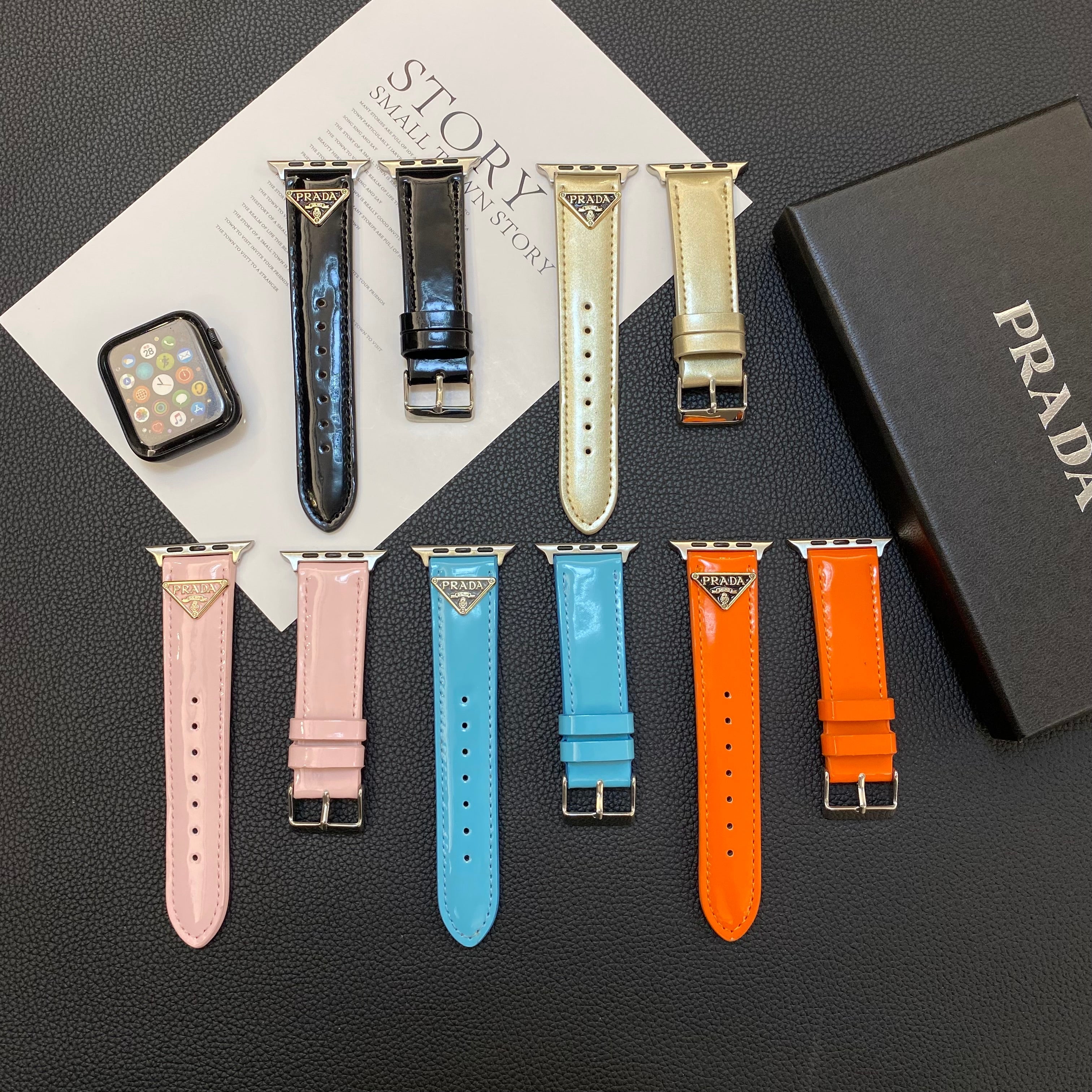 Prada Apple Watch Band Blue-LPK240509